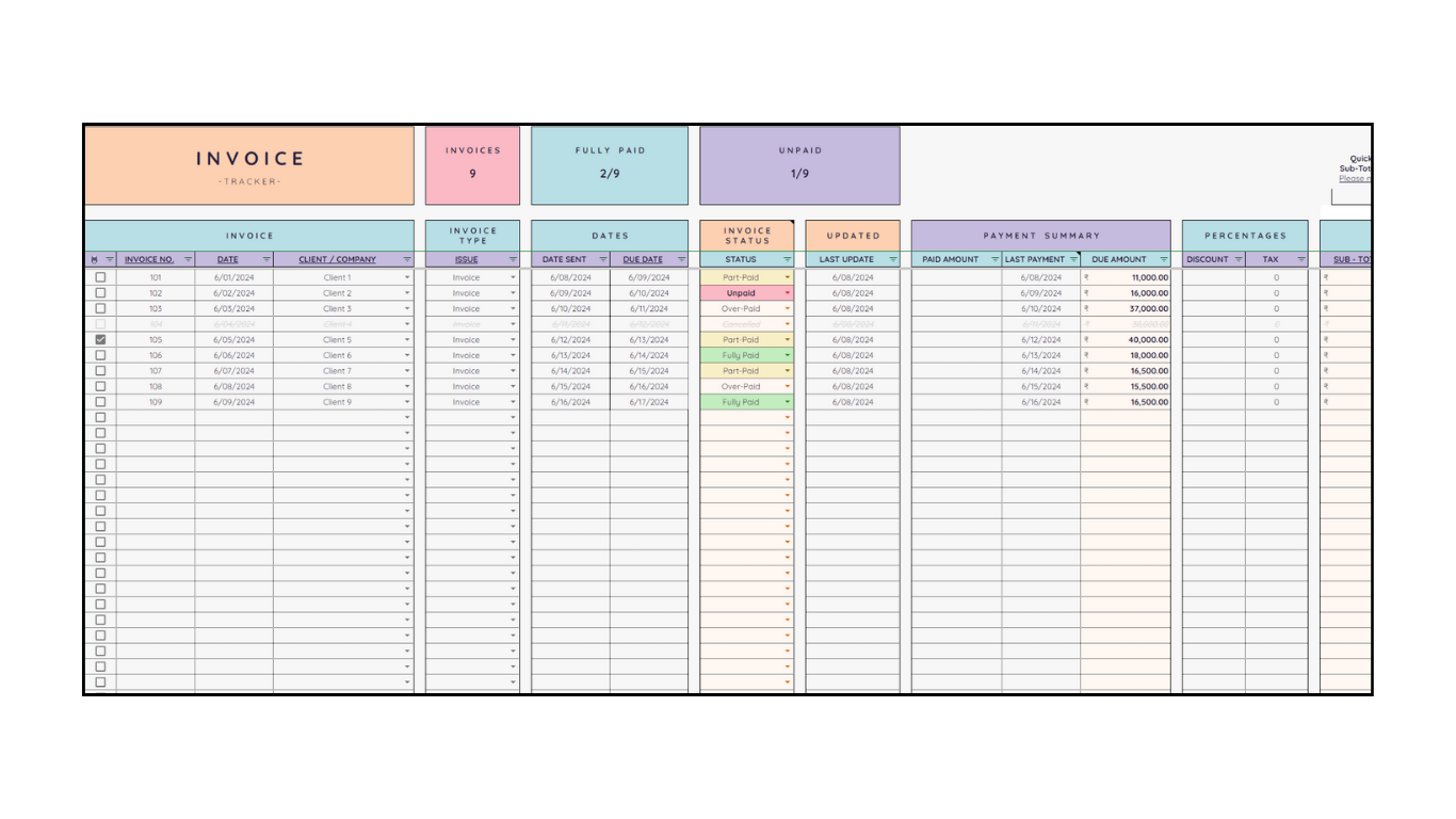 Smart Excel CRM